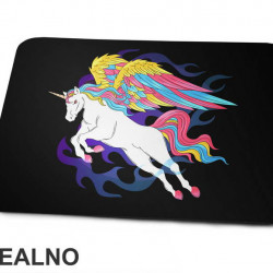 Unicorn With Wings - Jednorog - Podloga za miš