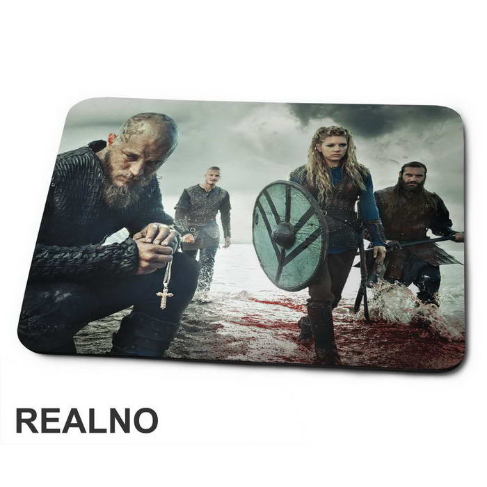 Ragnar, Lagertha, Bjorn And Rollo - Vikings - Podloga za miš