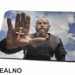 Ragnar And Gold Cross - Vikings - Podloga za miš Ragnar And Gold Cross - Vikings - Podloga za miš