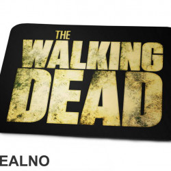 Yellow Text Logo - The Walking Dead - Podloga za miš