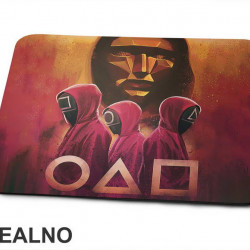 Frontman With Guards - Squid Game - Podloga za miš