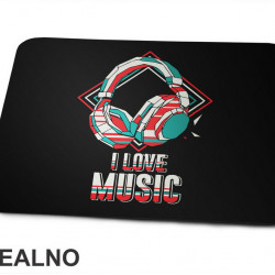 I Love Music - Parts - Muzika - Podloga za miš