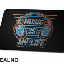 Music Is My Life - Blue - Muzika - Podloga za miš