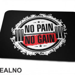 No Pain No Gain - Circle - Trening - Podloga za miš No Pain No Gain - Circle - Trening - Podloga za miš