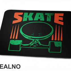 Skate - Green And Orange - Sport - Podloga za miš