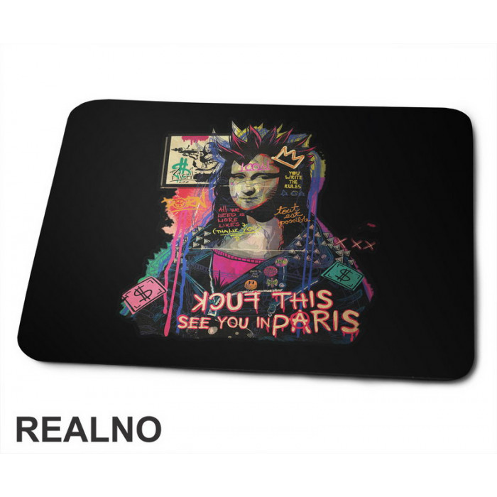 Mona Lisa - See You In Paris - Art - Podloga za miš