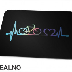 Heartbeat Color - Biciklovi - Bike - Podloga za miš