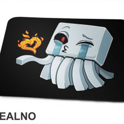 Ghast - Fire Heart - Minecraft - Podloga za miš