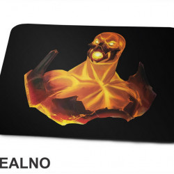 Blaze Portrait Illustration - Mortal Kombat - Podloga za miš