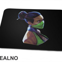 Jade Portrait Illustration - Mortal Kombat - Podloga za miš