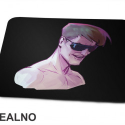 Johnny Cage Portrait Illustration - Mortal Kombat - Podloga za miš