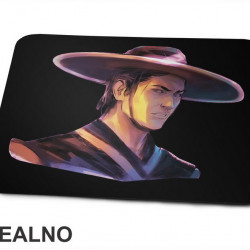 Kung Lao Portrait Illustration - Mortal Kombat - Podloga za miš
