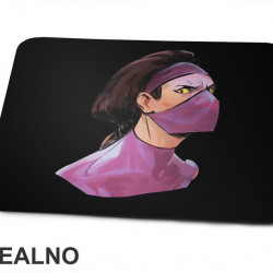 Mileena Portrait Illustration - Mortal Kombat - Podloga za miš