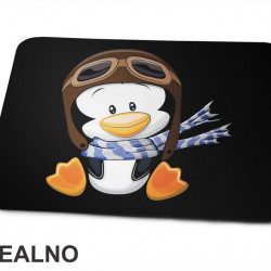 Penguin Wearing A Flight Cap - Životinje - Podloga za miš