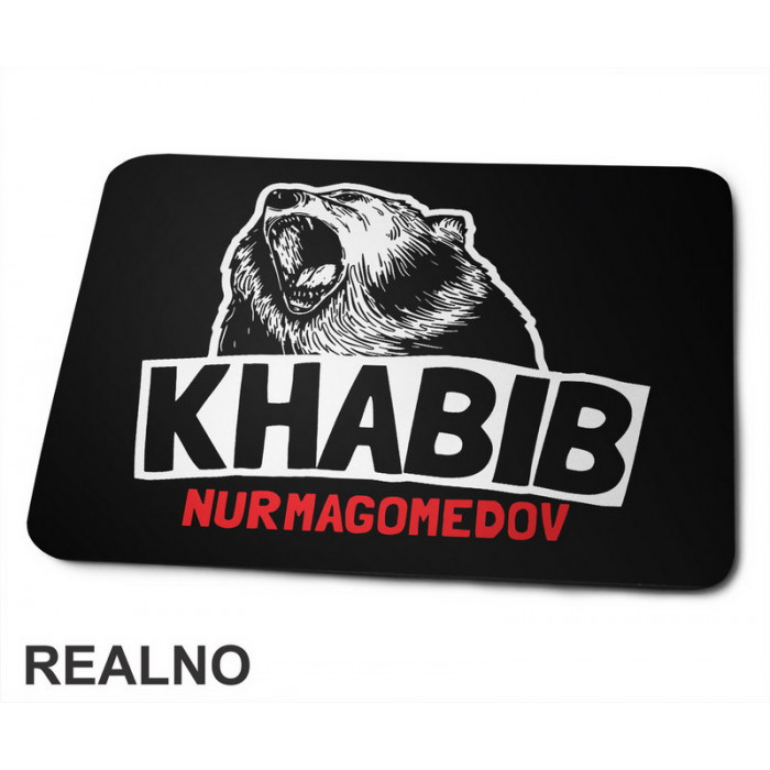 Bear - White - Khabib Nurmagomedov - MMA - Podloga za miš