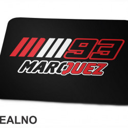 Red, White And Black - Marc Marquez - 93 - Motogp - Sport - Podloga za miš