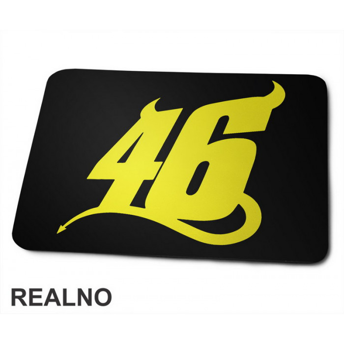 Yellow Devil - Rossi - 46 - Motogp - Sport - Podloga za miš