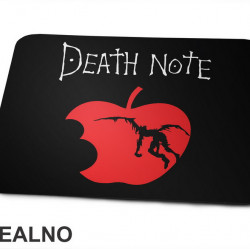 Red Apple And Logo - Death Note - Podloga za miš