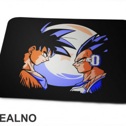 Goku And Vegeta Staring At Each Other - Dragon Ball - Podloga za miš