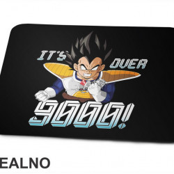 It's Over 9000 Vegeta Rage - Goku - Dragon Ball - Podloga za miš