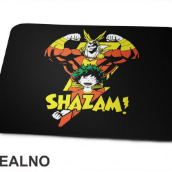 All Might And Deku Shazam - My Hero Academia - Podloga za miš