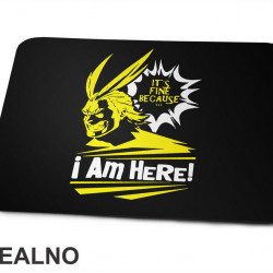 All Might I Am Here - My Hero Academia - Podloga za miš