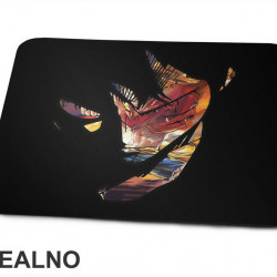 Angry Luffy - Double Exposure - One Piece - Podloga za miš