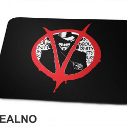Behind The Symbol - V for Vendetta - Filmovi - Podloga za miš Behind The Symbol - V for Vendetta - Filmovi - Podloga za miš