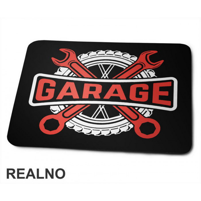 Garage Tools - Orange - Radionica - Majstor - Podloga za miš