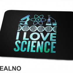 I Love Science - Colors - Geek - Podloga za miš