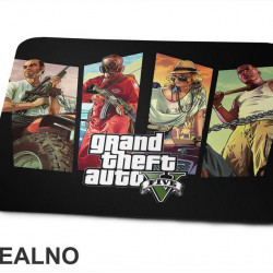 Caracters And Logo - GTA 5 - Podloga za miš
