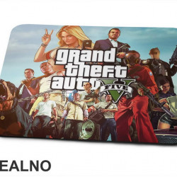 Caracters And Logo - Sky - GTA 5 - Podloga za miš