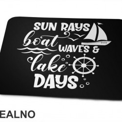 Sun Rays Boat Waves & Lake Days - Kampovanje - Priroda - Nature - Podloga za miš