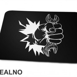 Broken Wall - Hand And Wrench - Radionica - Majstor - Podloga za miš