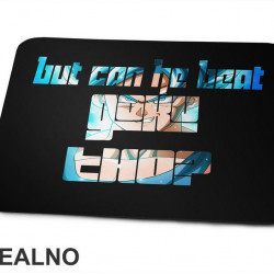 But Can He Beat Goku Tho? - Blue - Goku - Dragon Ball - Podloga za miš