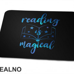 Reading Is Magical - Blue - Colors - Books - Čitanje - Knjige - Podloga za miš