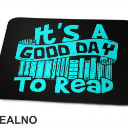 It's A Good Day To Read - Blue - Books - Čitanje - Knjige - Podloga za miš