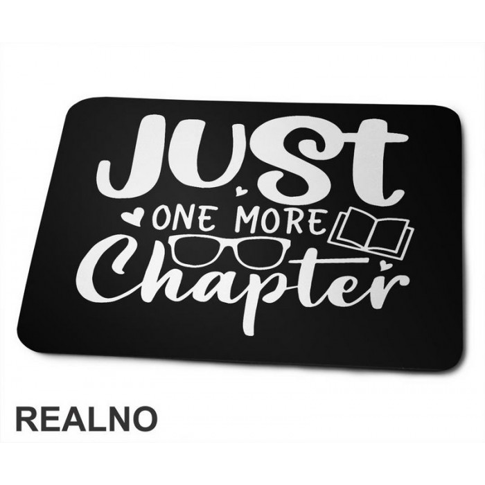 Just One More Chapter - Hearts And Glasses - Books - Čitanje - Knjige - Podloga za miš Just One More Chapter - Hearts And Glasses - Books - Čitanje - Knjige - Podloga za miš
