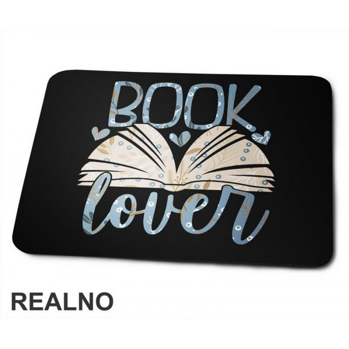 Book Lover - Blue And Cream - Books - Čitanje - Knjige - Podloga za miš