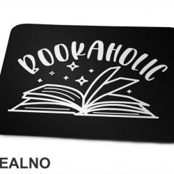 Bookaholic - Stars - Books - Čitanje - Knjige - Podloga za miš