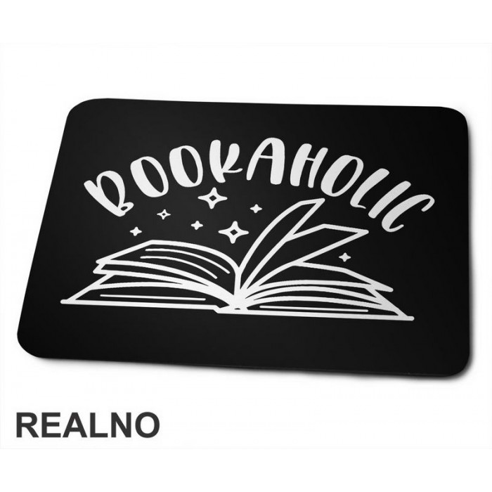 Bookaholic - Stars - Books - Čitanje - Knjige - Podloga za miš