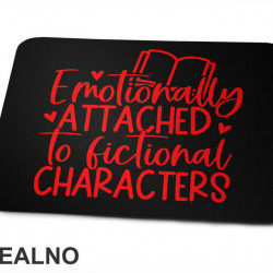 Emotionall Attached To Fictional Characters - Red - Books - Čitanje - Knjige - Podloga za miš