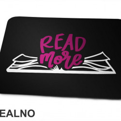 Read More - Outline - Pink - Books - Čitanje - Knjige - Podloga za miš