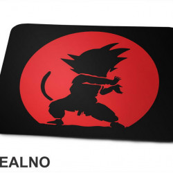 Casting Kamehameha - Shadow - Red Moon - Goku - Dragon Ball - Podloga za miš