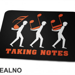 Taking Notes - White And Orange - Humor - Muzika - Podloga za miš