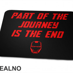 Part Of The Journey Is The End - Red - Iron Man - Avengers - Podloga za miš Part Of The Journey Is The End - Red - Iron Man - Avengers - Podloga za miš
