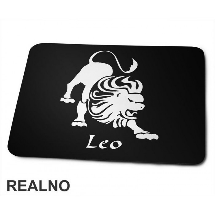 Lav - Leo - Silhouette - Horoskop - Podloga za miš