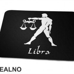 Vaga - Libra - Silhouette - Horoskop - Podloga za miš