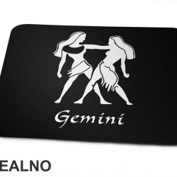 Blizanci - Gemini - Silhouette - Horoskop - Podloga za miš
