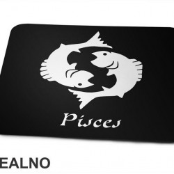 Ribe - Pisces - Silhouette - Horoskop - Podloga za miš